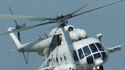 Для тушения пожара в районе трассы Оренбург — Самара направлен вертолет Ми-8