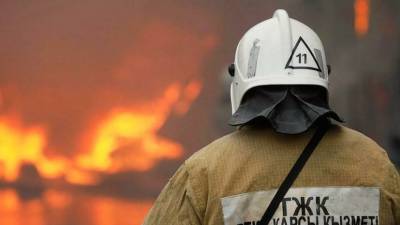 Пожары в воинской части в Казахстане потушены