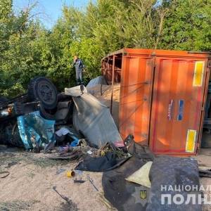 По факту смертельного ДТП с КамАЗом в Запорожской области открыто уголовное производство