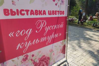 В центре Донецка открылась выставка цветов