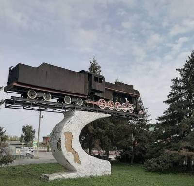 Символ поселка Лев Толстой – памятник «Паровоз» – будут реконструировать