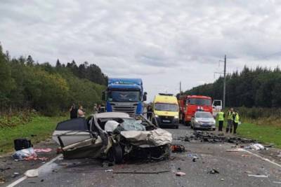 В Ленинградской области произошла авария, один из водителей погиб