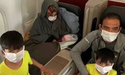 Жительница Афганистана родила ребёнка во время эвакуационного рейса