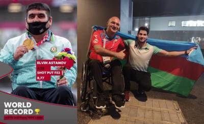 Азербайджанские паралимпийцы пишут историю - два мировых рекорда в Токио! Как встречают чемпионов в Олимпийской деревне (ВИДЕО, ФОТО)