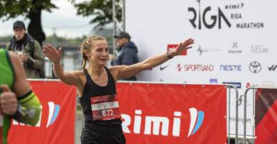 Чемпионами Латвии на Рижском марафоне стал Берзиньш и Круминя