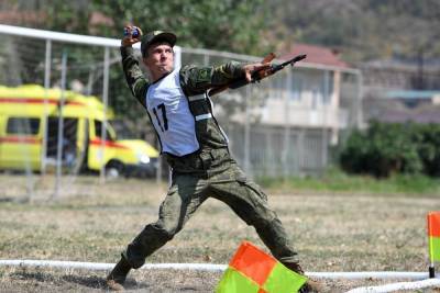На Армейских играх установлен рекорд метания гранаты на дальность