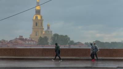До +21 градуса с дождём ожидается в Петербурге в понедельник 30 августа