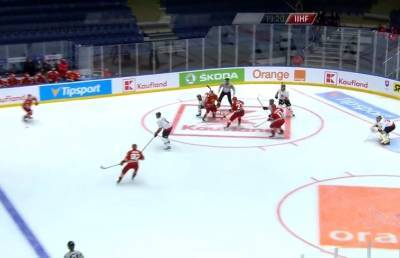Сборная Беларуси по хоккею готовится к решающему матчу со словаками