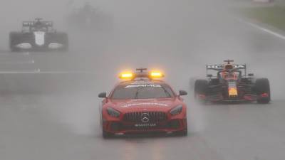 Гонка Гран-при Бельгии стала самой короткой в истории «Формулы-1»
