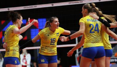 Женская сборная Украины по волейболу проиграла Польше в 1/8 финала чемпионата Европы