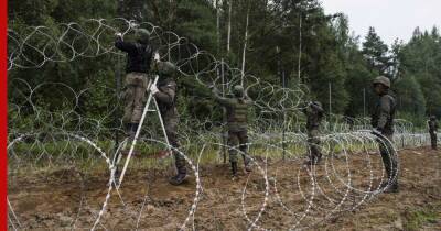 Разрушивших забор на границе с Белоруссией арестовали в Польше
