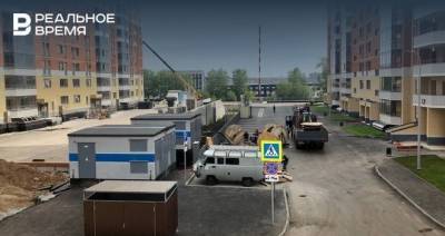 В Казани завершается строительство одного из проездов к домам ЖК «МЧС»