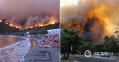 Лесные пожары в Греции и Италии – фото, видео и все подробности