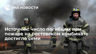 Источник: седьмой пострадавший при пожаре на химкомбинате в Ростовской области умер в больнице