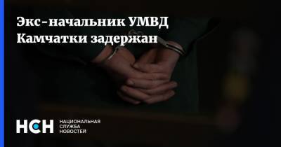 Экс-начальник УМВД Камчатки задержан