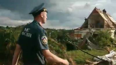 Новости на "России 24". В Тверской области ликвидируют последствия урагана