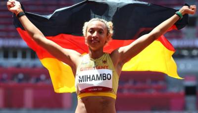 Михамбо — олимпийская чемпионка в прыжках в длину. Бех-Романчук заняла пятое место