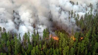 Из-за лесного пожара 104 жителя якутского села Кылайы покинули свои дома