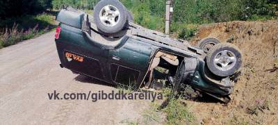 В районе Карелии неизвестный водитель на внедорожнике устроил аварию с двумя пострадавшими