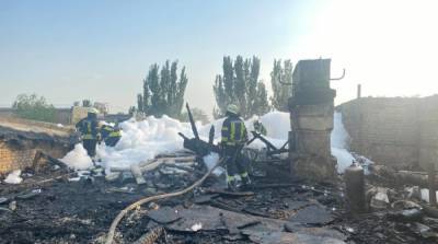 Опубликовали фото последствий масштабного пожара в Запорожье