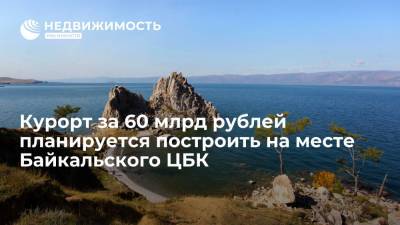 Курорт за 60 млрд рублей планируется построить на месте Байкальского ЦБК