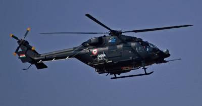 Вертолет индийских ВВС рухнул в озеро на севере страны