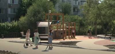 В Севастополе на улице Хрусталева открыли новый сквер
