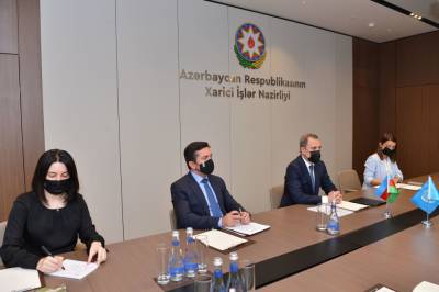 Глава МИД Азербайджана принял нового резидента-координатора ООН (ФОТО)