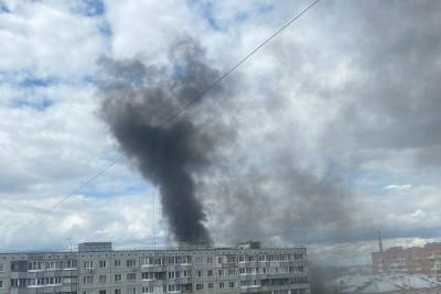 В Туле на Красноармейском проспекте горит многоэтажка