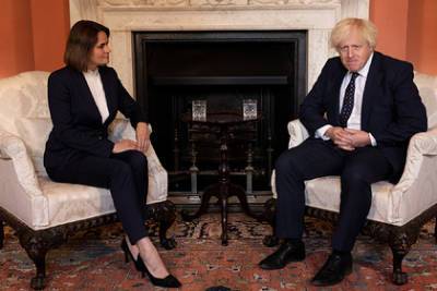 Премьер-министр Великобритании встретился с Тихановской и выразил ей поддержку