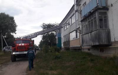 Пожар произошел в жилом доме в Коврове на площади 1,5 тыс. кв. метров