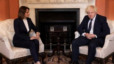 Британский премьер Борис Джонсон встретился со Светланой Тихановской