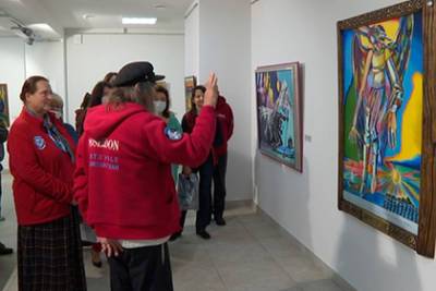 В Мурманске открылась выставка картин Федора Конюхова