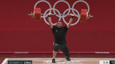 Армянский штангист установил олимпийский рекорд и завоевал серебро Игр