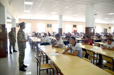 В Азербайджане проводятся экзамены по приему на сверхсрочную действительную военную службу (ФОТО/ВИДЕО)