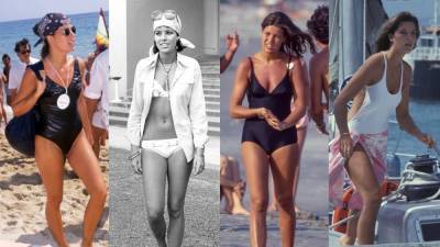 Как Каролина, принцесса Монако и дочь Грейс Келли, одевалась на пляж в 1970-е и 1980-е