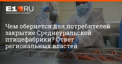 Чем обернется для потребителей закрытие Среднеуральской птицефабрики? Ответ региональных властей