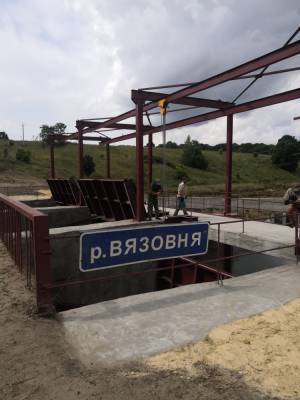 В Данковском районе завершается ремонт водохранилища