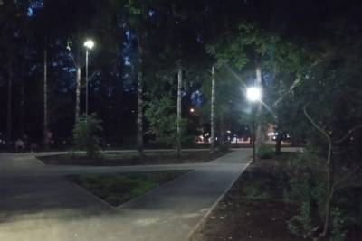 В Центральном парке Йошкар-Олы установлено 36 светильников