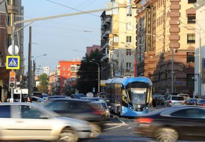 Движение трамваев восстановлено в центре Москвы