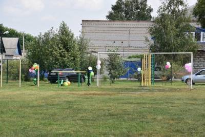 В селе Малобыково Белгородской области открыли спортивную площадку