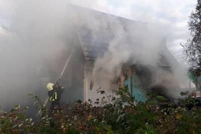 В дачном кооперативе под Архангельском в результате пожара погиб мужчина