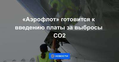 «Аэрофлот» готовится к введению платы за выбросы СО2