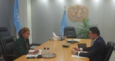 Постпред Таджикистана при ООН провел встречу с первым заместителем Генерального секретаря