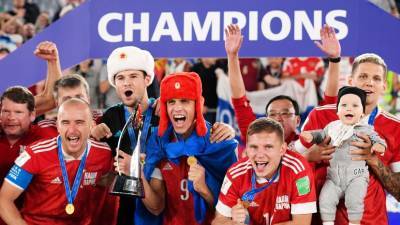 «Всё сложилось будто по сценарию»: как в сборной России радовались победе на домашнем ЧМ по пляжному футболу