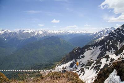 Альпинисты прошли 70 километров по горам Красной Поляны за 17 часов