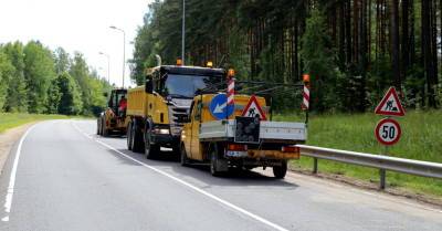 Строительные работы ведутся на 95 участках госдорог Латвии