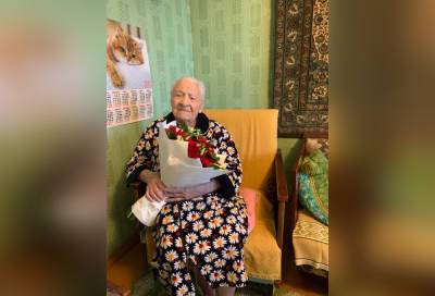 Участница Великой Отечественной войны Валентина Михайловна Семенова отмечает столетний юбилей