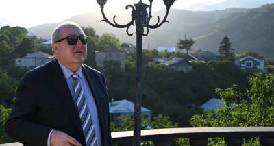 "Укромный уголок Армении": президент Армен Саркисян выложил фото из отпуска