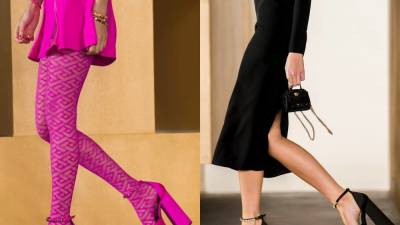 Объект (всеобщего) желания: атласные туфли Versace на гигантском каблуке
